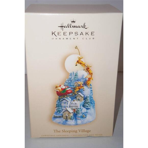 The Sleeping Village Hallmark Christmas Ornament 2006 -011431 - Picture 1 of 4